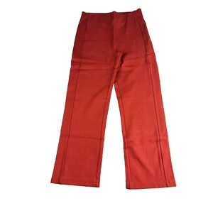 New Betabrand Womens Monroe Crop Straight Trouser Pants M Medium Burnished Coral